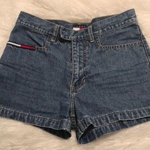 Tommy blue jean shorts